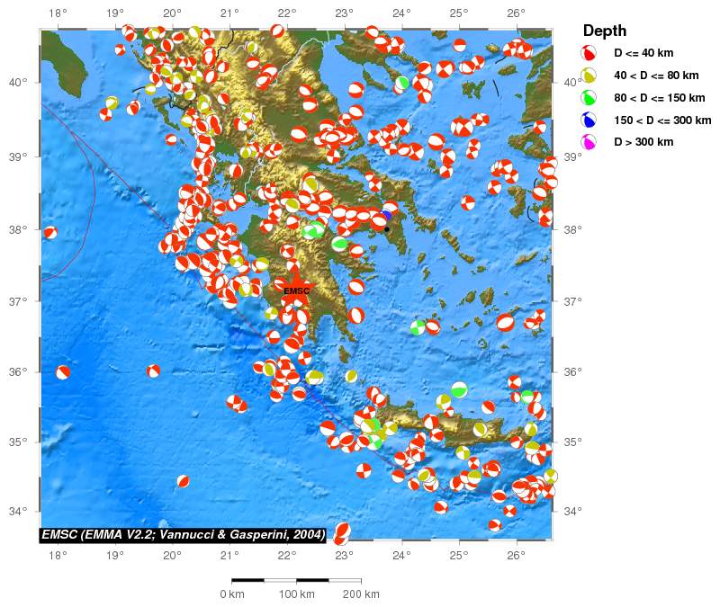 Regional moment Tensor