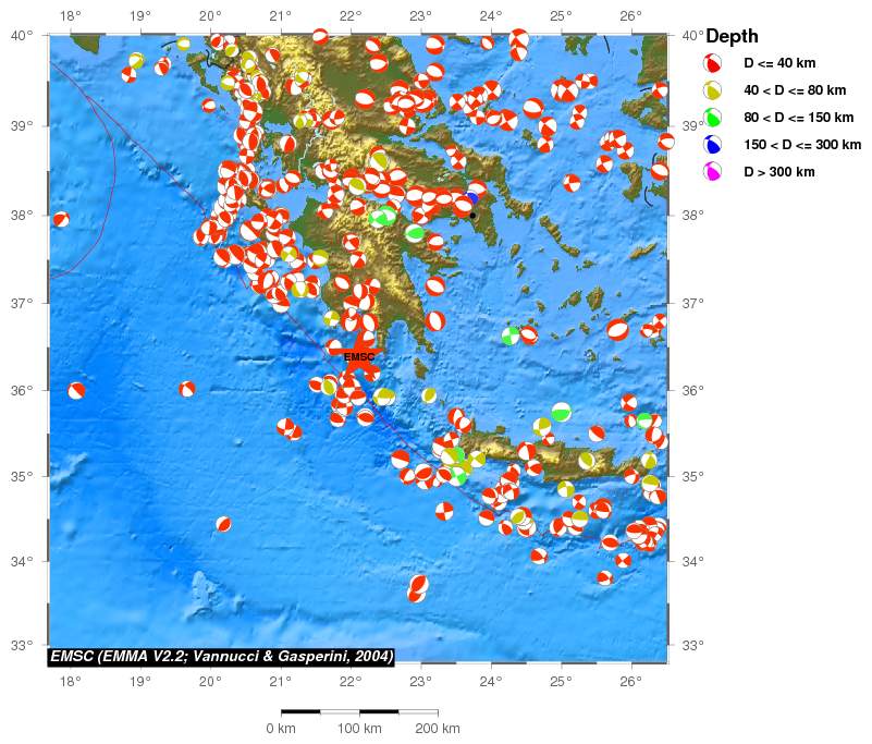 Regional moment Tensor