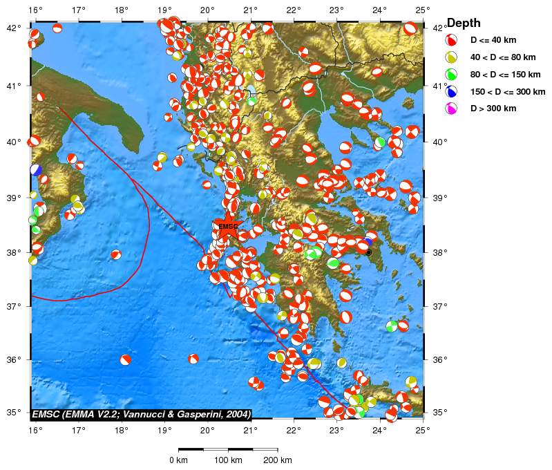 Regional moment Tensor
