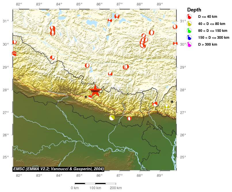 Regional moment Tensor