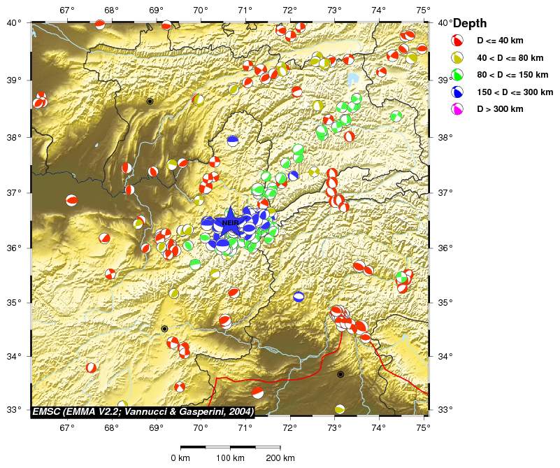 Regional moment Tensor