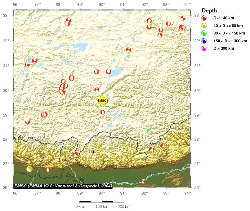 Regional moment Tensor