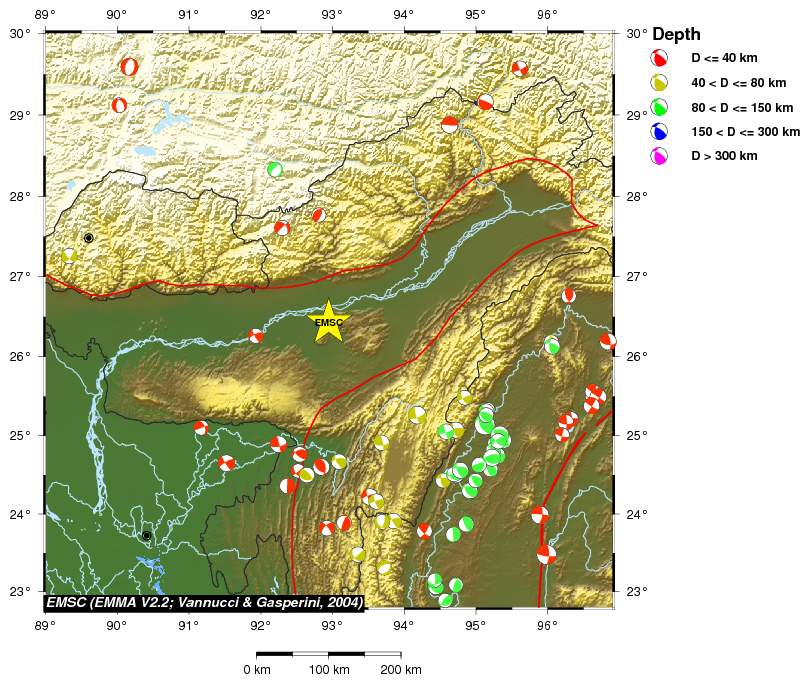 Regional moment Tensor