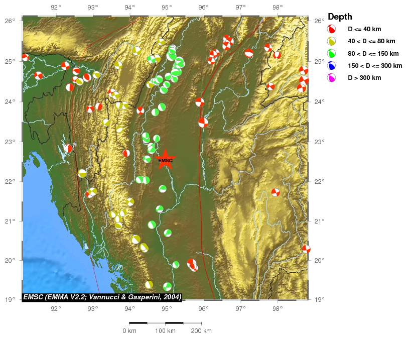 Regional moment Tensor