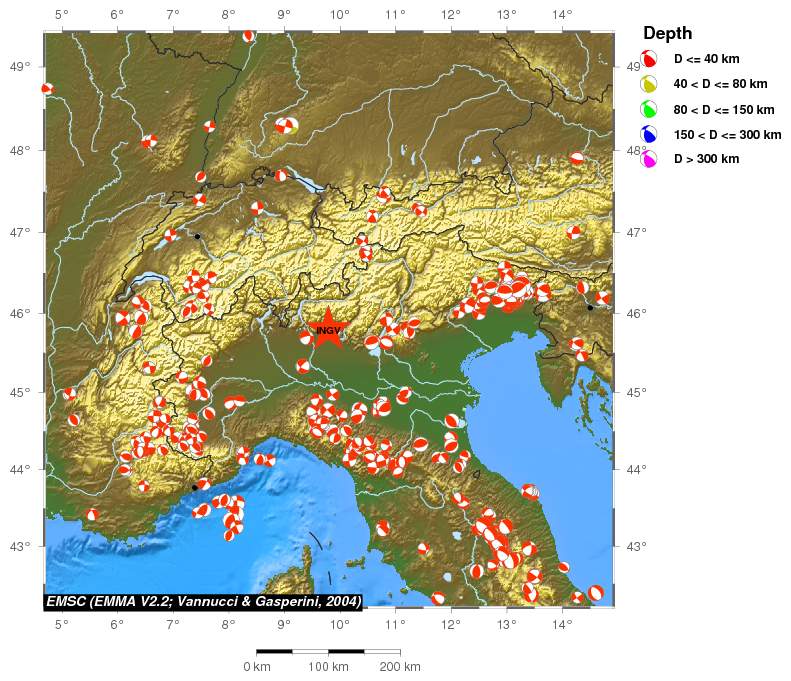 Regional moment Tensor