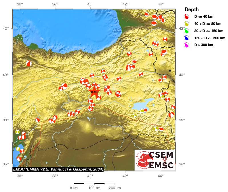 Regional moment Tensor