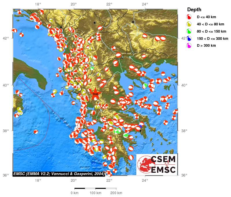 Regional moment Tensor