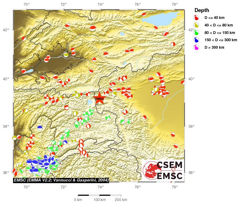 Regional moment Tensor