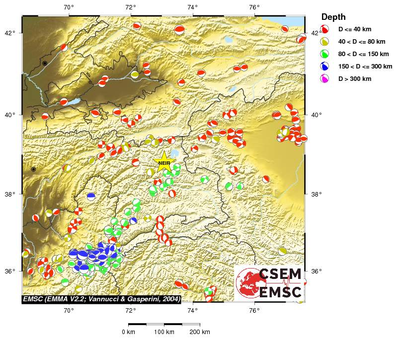 Regional moment Tensor