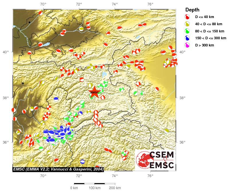 Regional moment Tensor