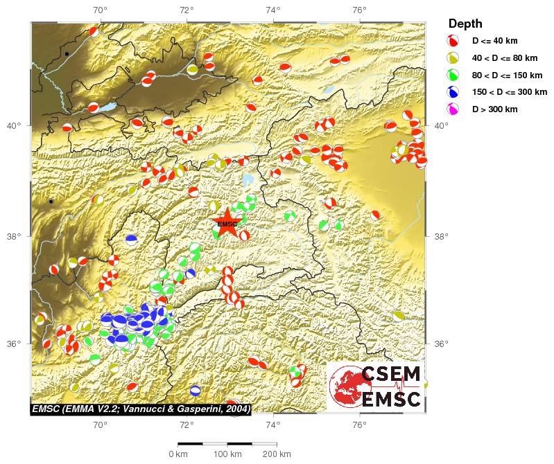 Regional moment Tensor