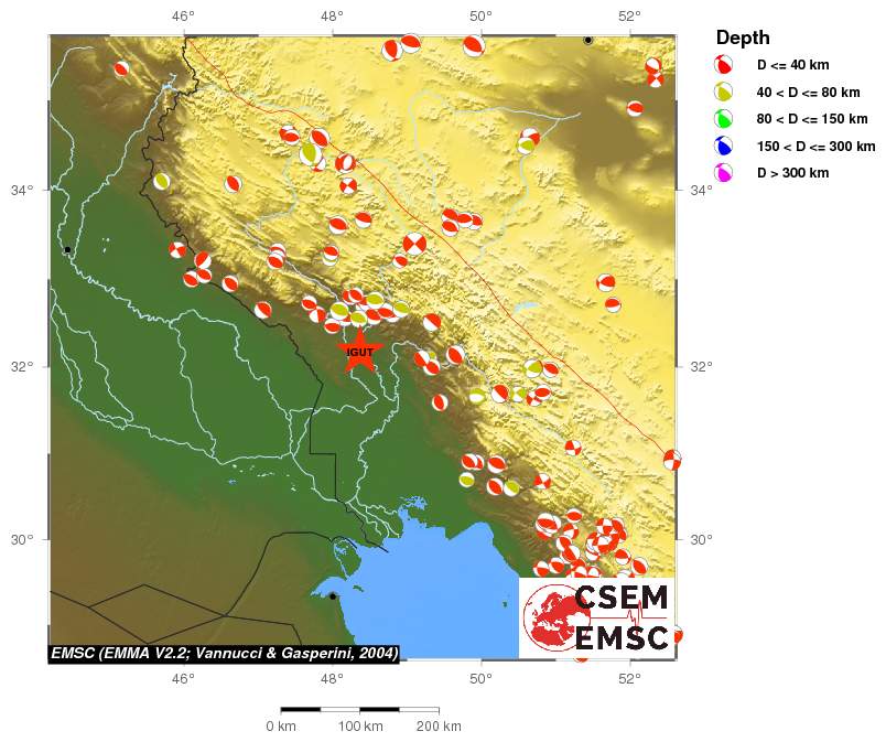 Regional moment Tensor