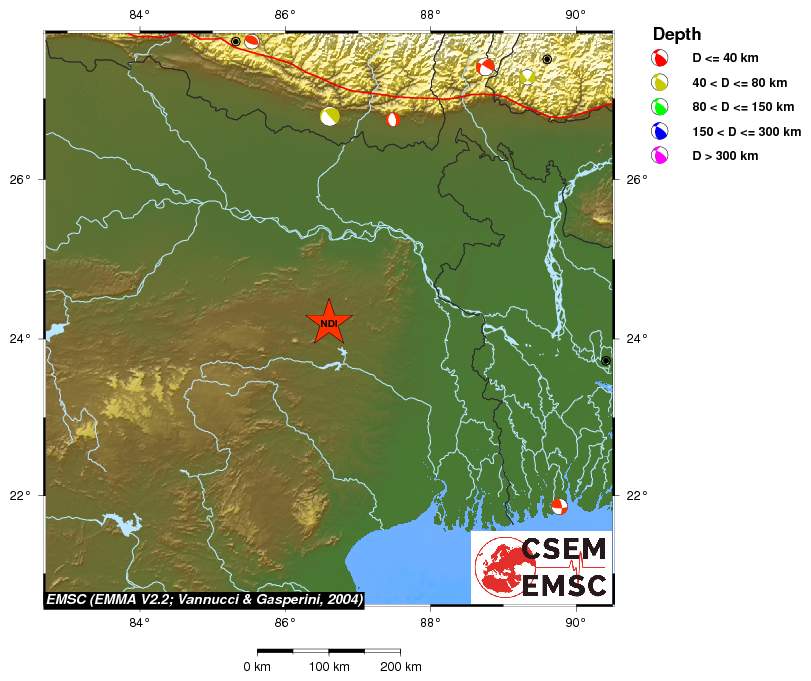 Regional moment Tensor