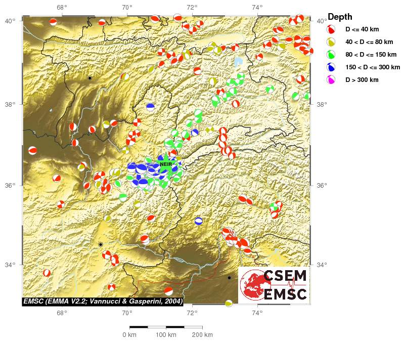 Regional moment Tensor