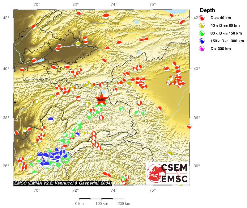 Regional moment Tensor