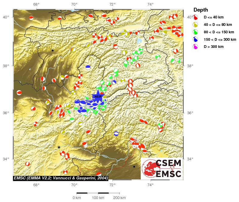 Regional moment Tensor