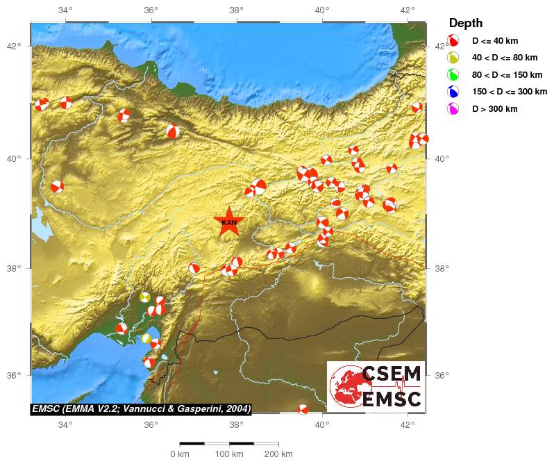 Regional moment Tensor