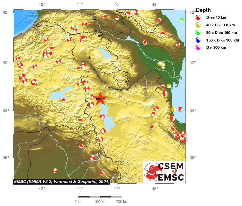Regional moment Tensor