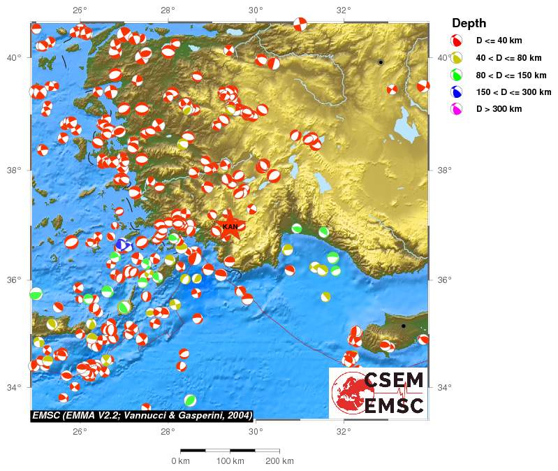 Regional moment Tensor