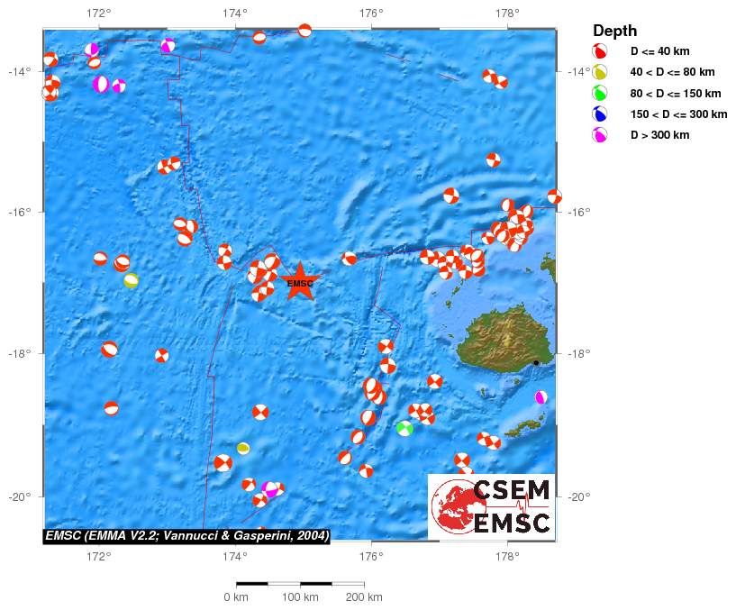 Regional moment Tensor