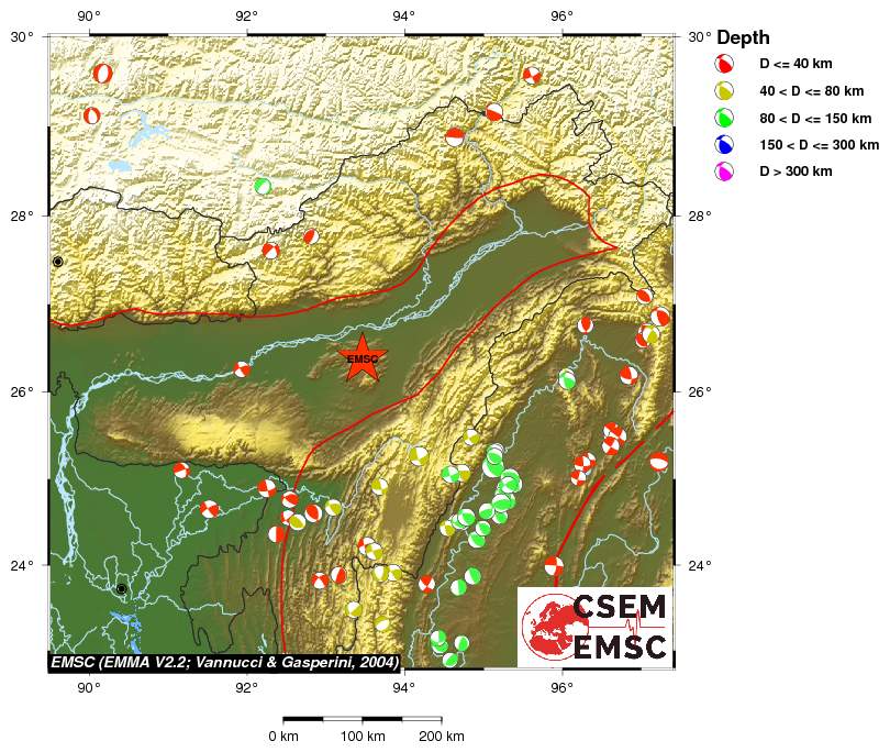 Regional moment Tensor