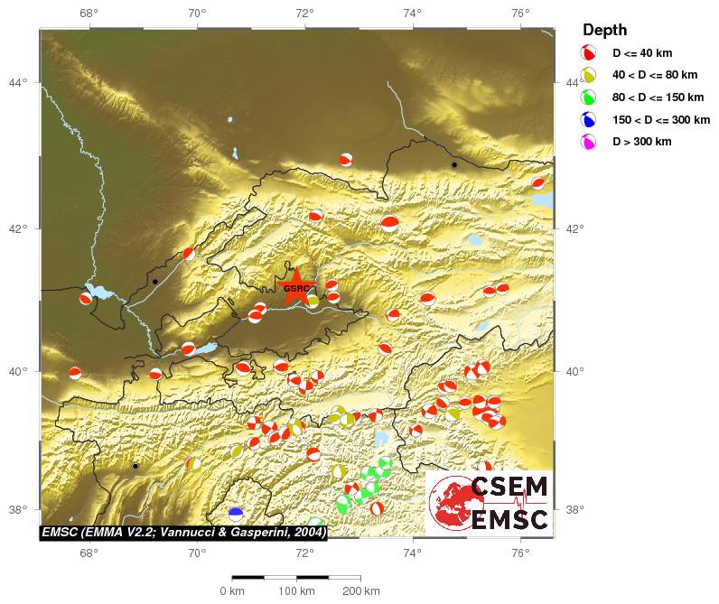 Regional moment Tensor