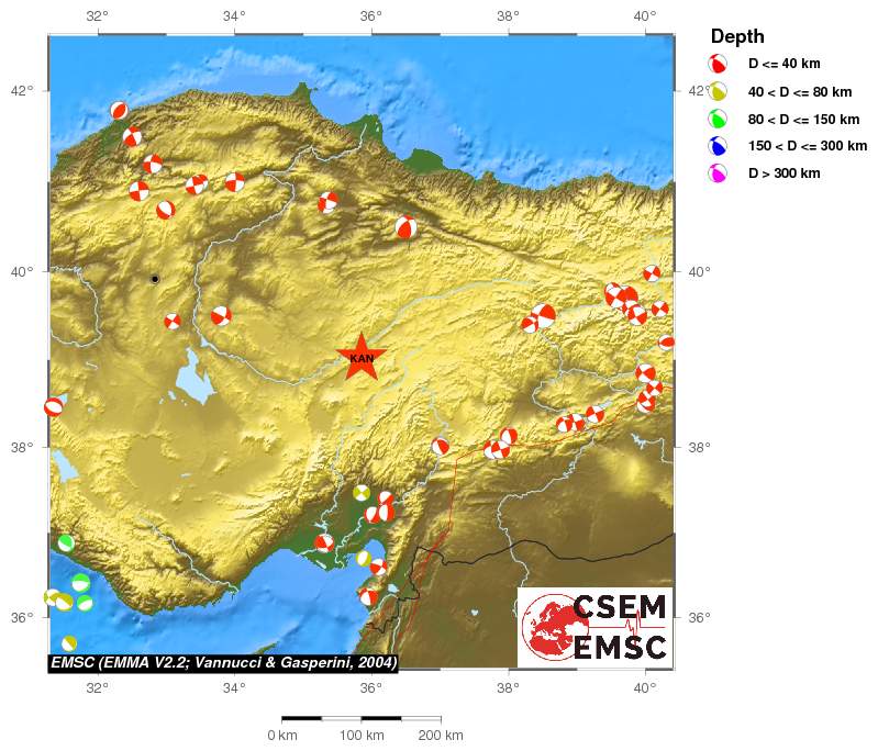 Regional moment Tensor