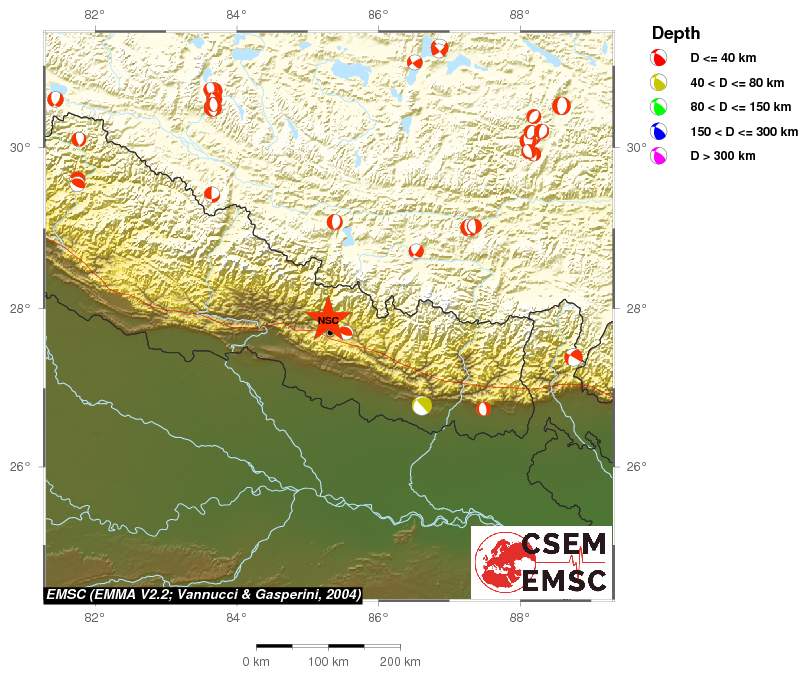 Regional moment Tensor