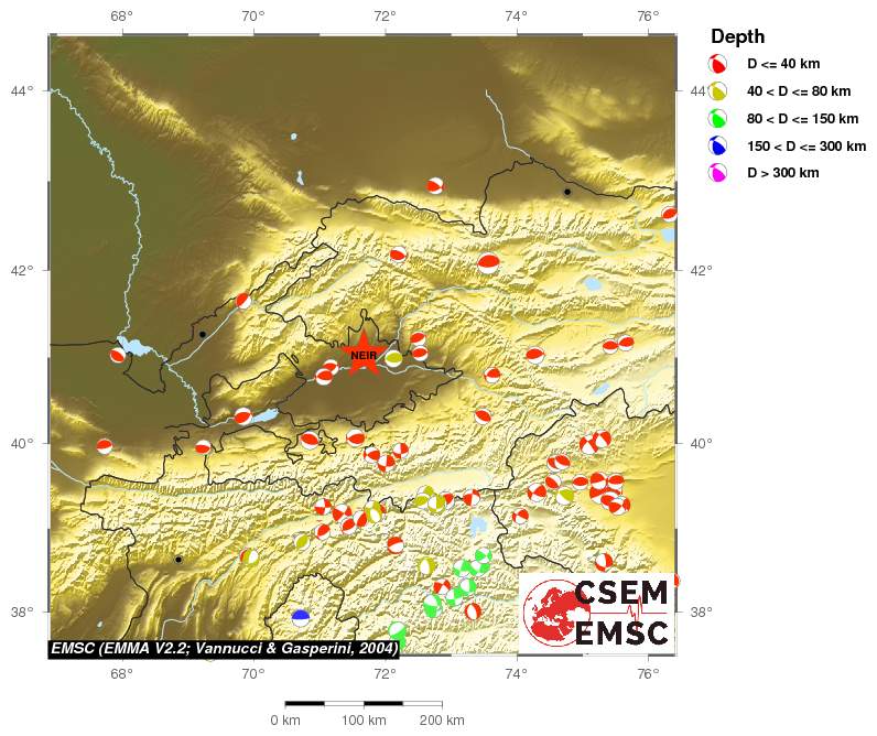 Regional moment Tensor