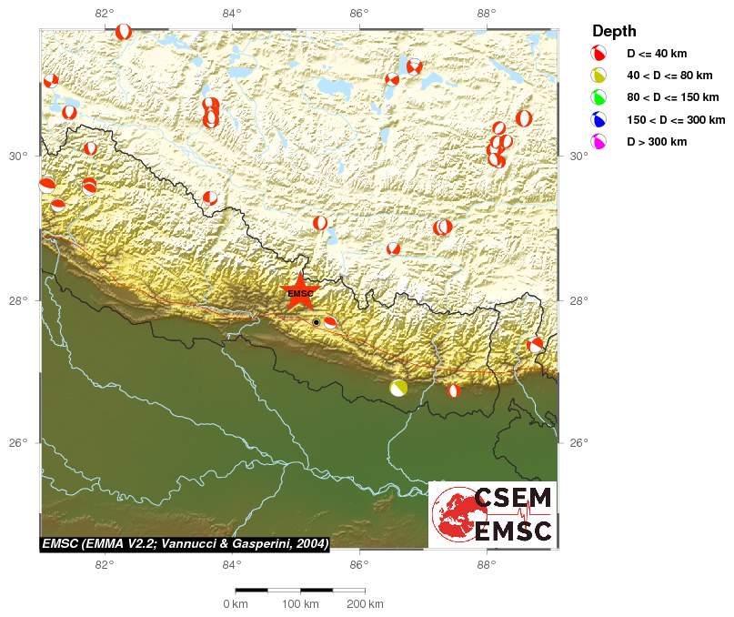 Regional moment Tensor