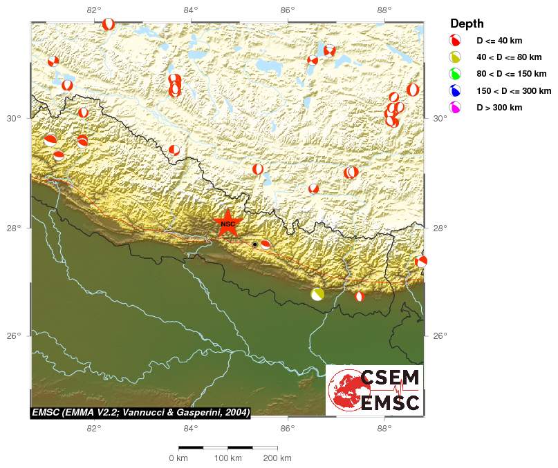 Regional moment Tensor