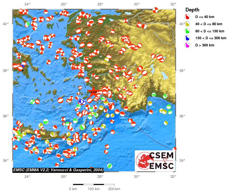Regional moment Tensor