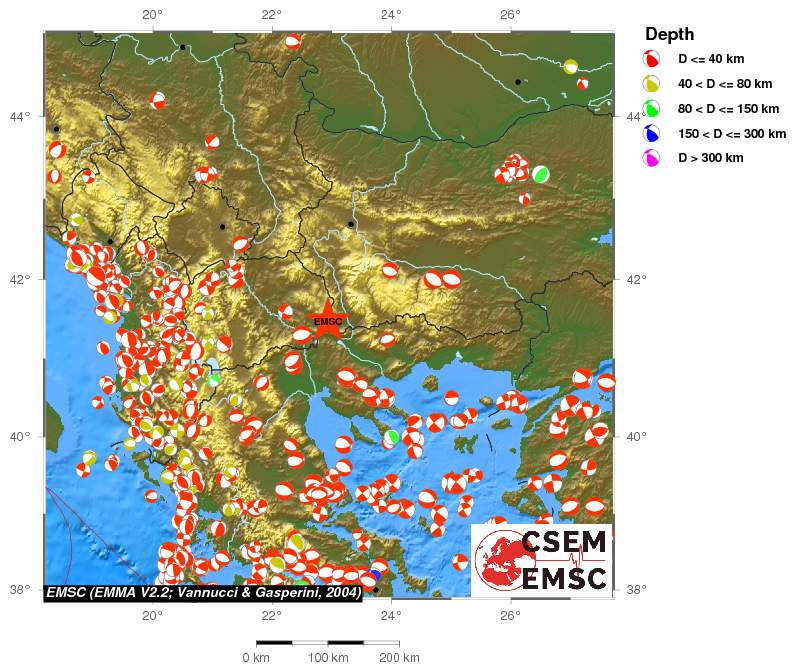 Regional moment Tensor