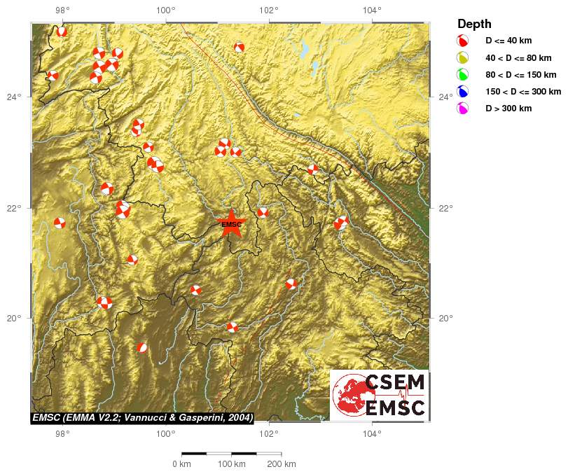 Regional moment Tensor