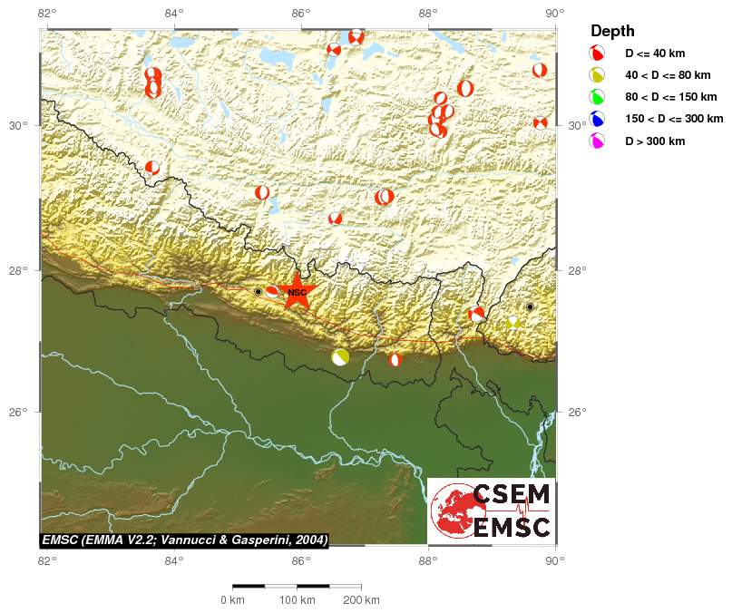 Regional moment Tensor