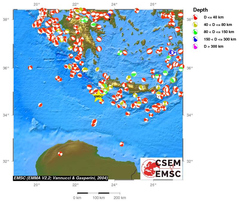 Regional moment Tensor