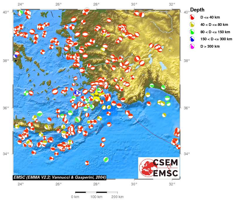 Regional moment Tensor
