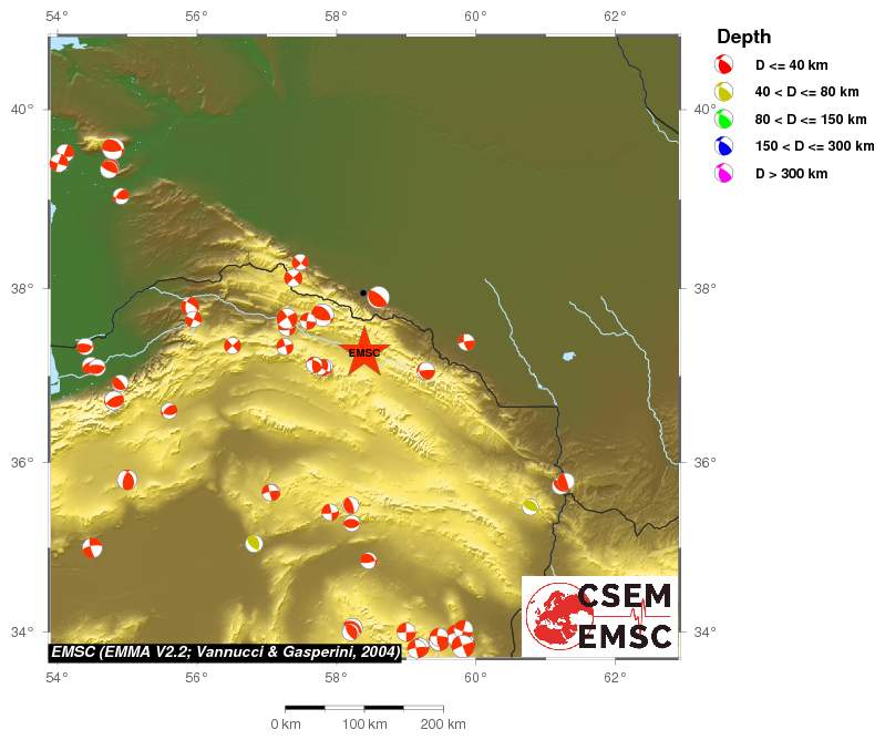 Regional moment Tensor