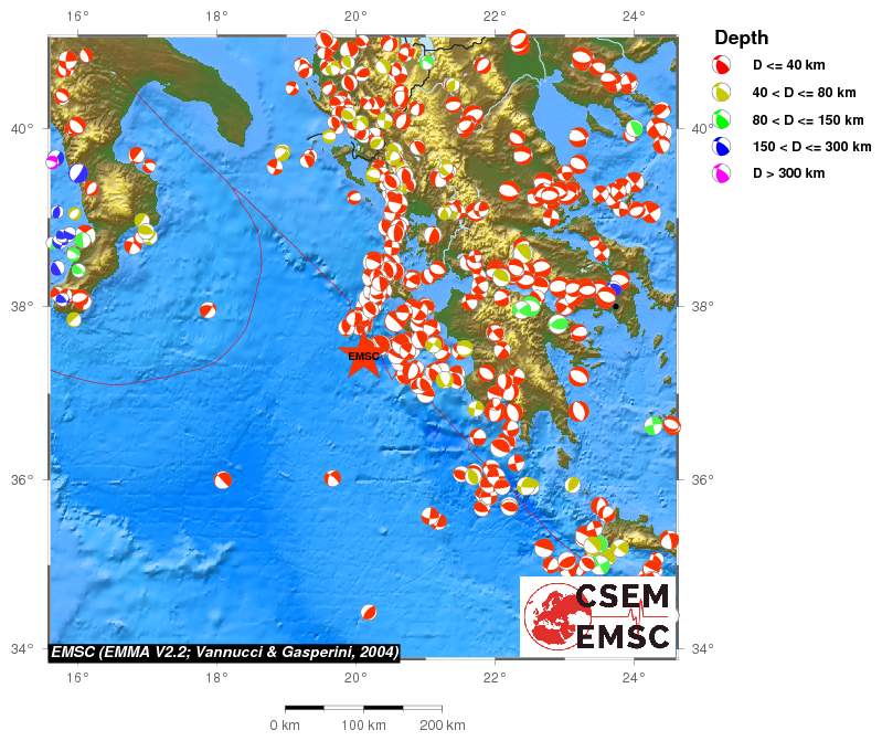 Regional moment Tensor