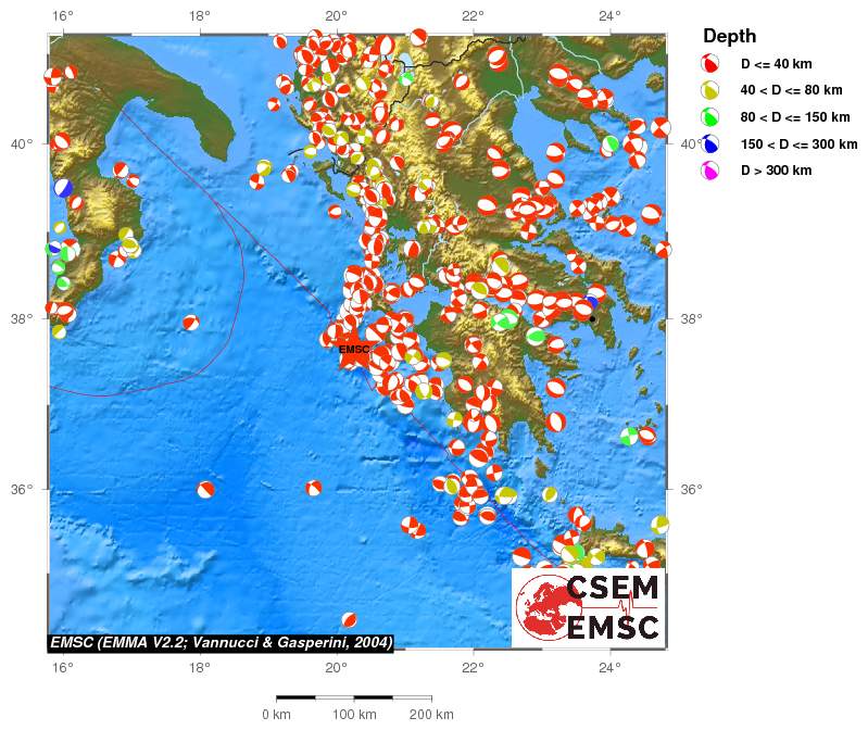 Regional moment Tensor