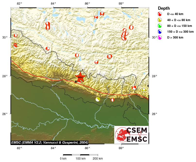 Regional moment Tensor