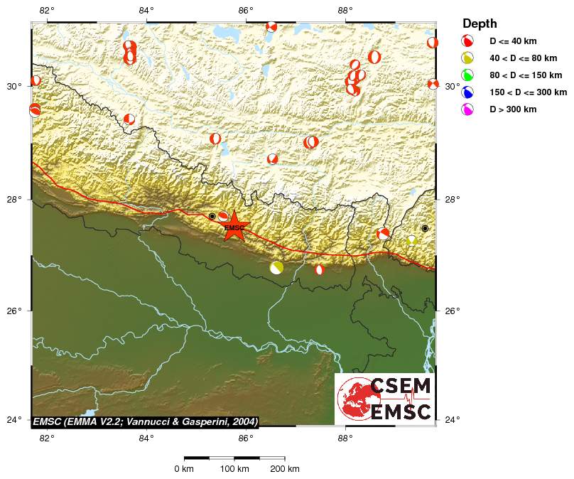 Regional moment Tensor