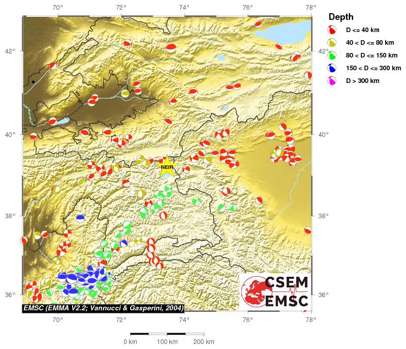 Regional moment Tensor