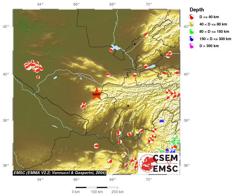 Regional moment Tensor