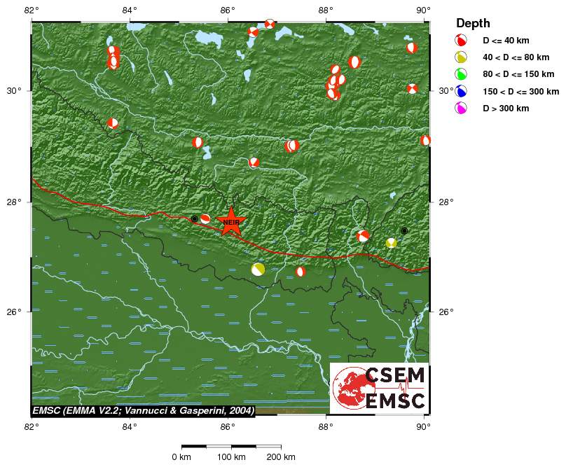 Regional moment Tensor