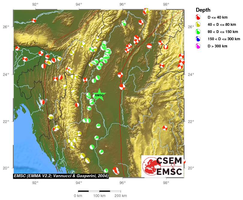 Regional moment Tensor