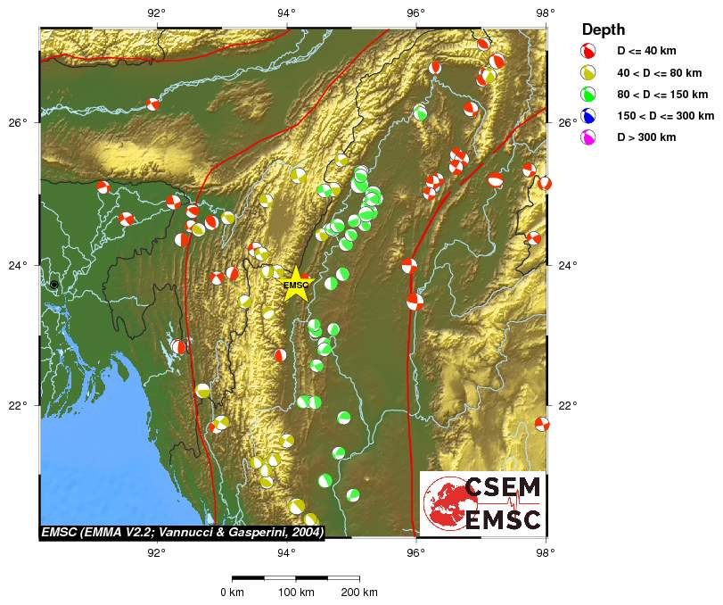 Regional moment Tensor