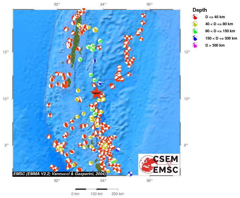 Regional moment Tensor