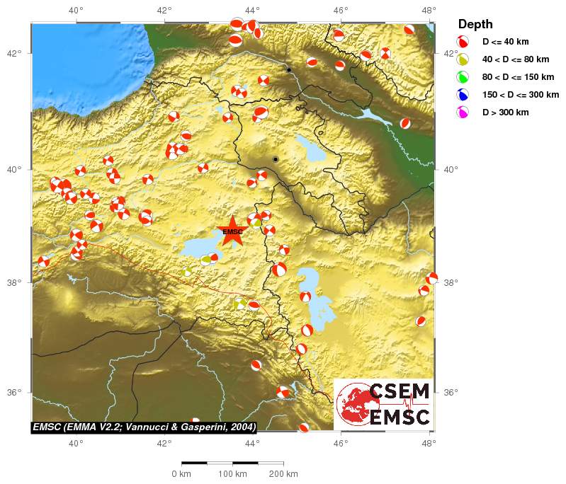 Regional moment Tensor