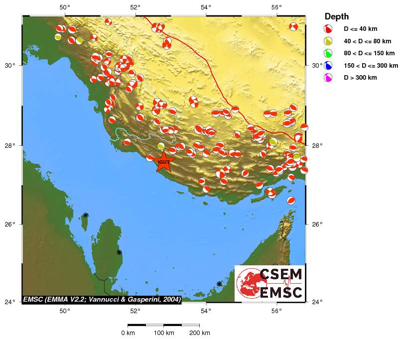Regional moment Tensor
